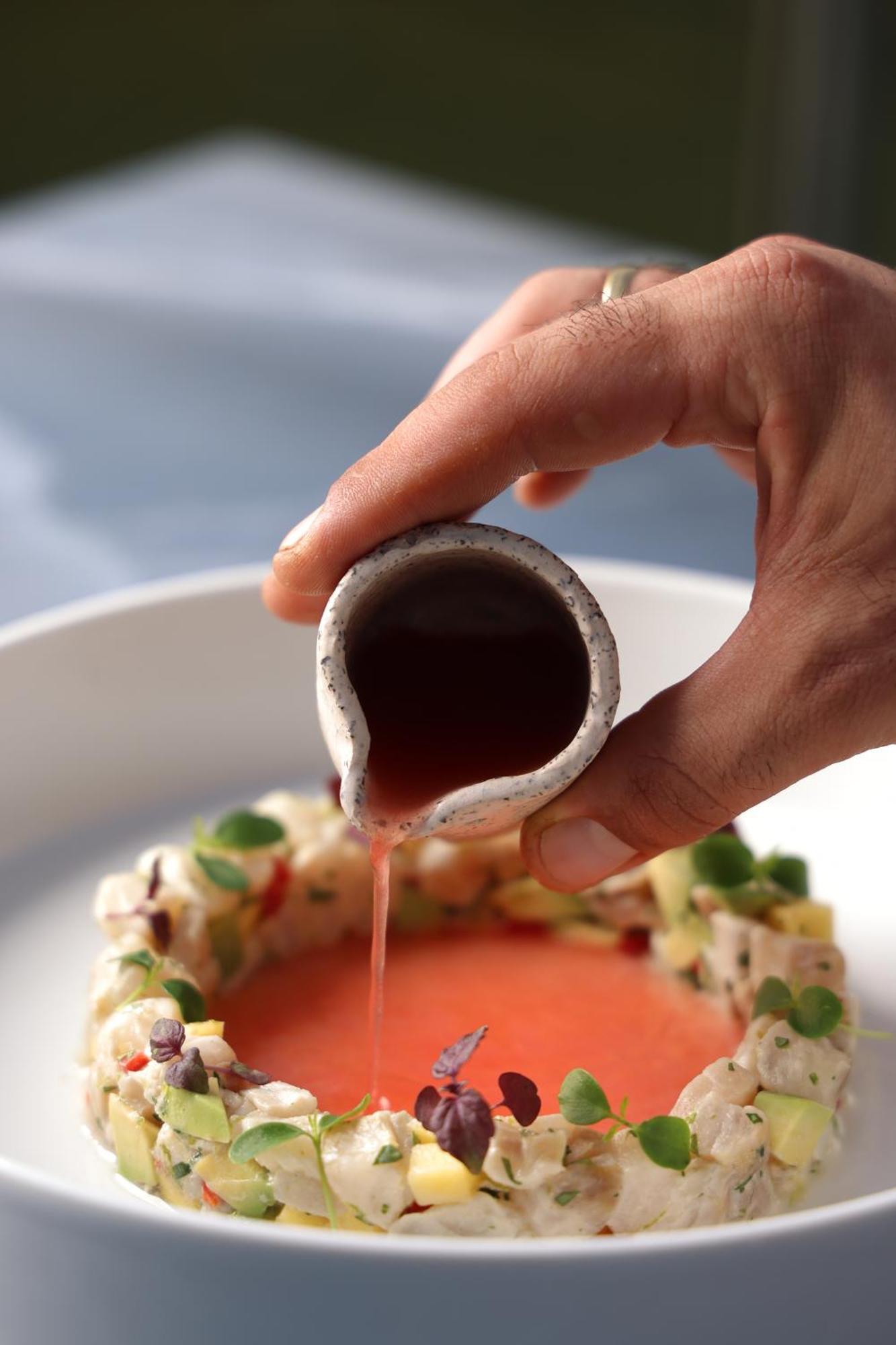 Alia Palace Hotel - Adults Only 16+ Chalkidiki Exterior photo Soy sauce being poured