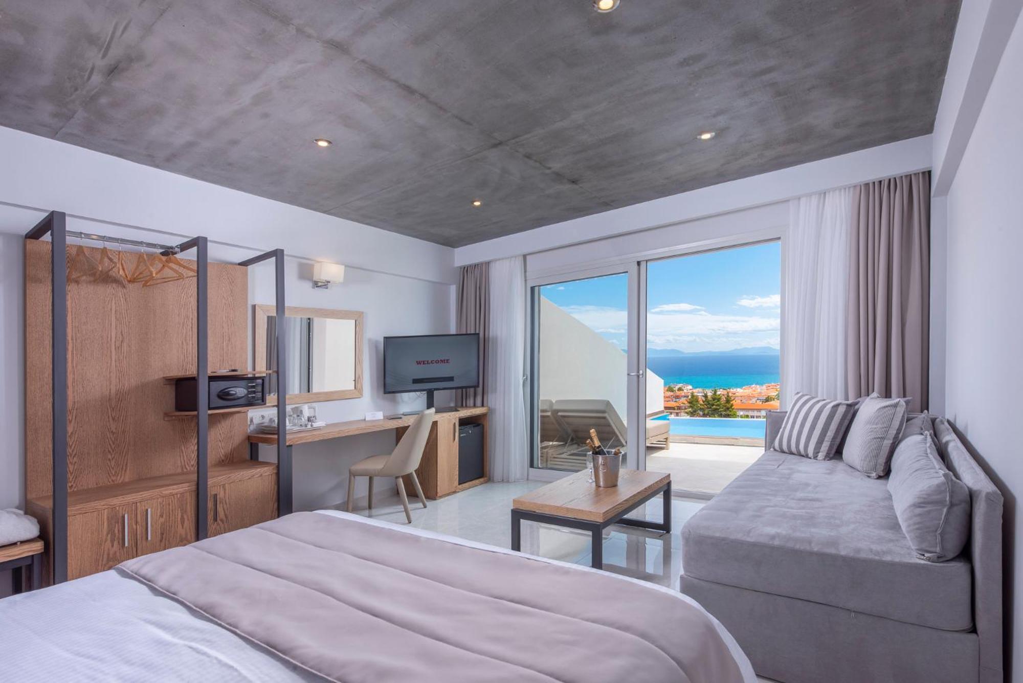 Alia Palace Hotel - Adults Only 16+ Chalkidiki Exterior photo Deluxe Room with Private Pool